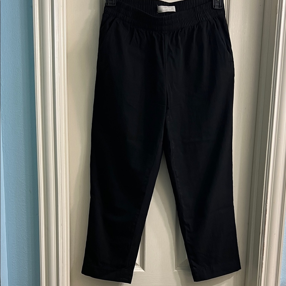Everlane Trousers Women Size 6 Black 100% Wool